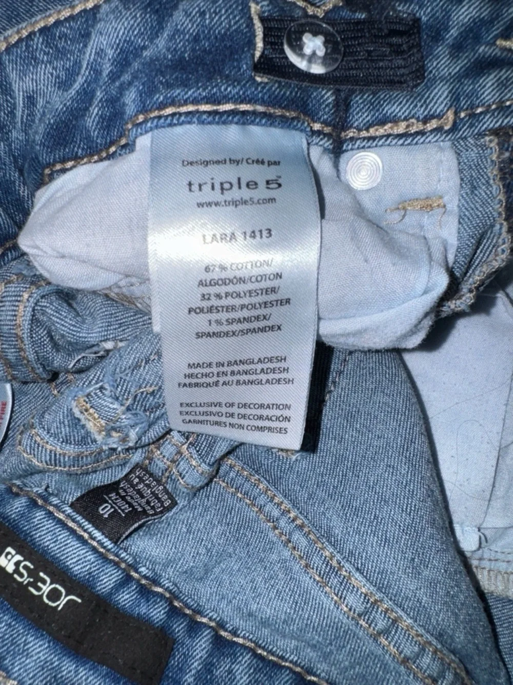 Joe’s Jeans Girls Distressed Straight Leg Jeans Size 10